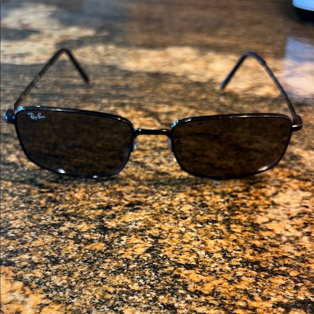 Ray-Ban Classic Black Rectangular Sunglasses - image 1